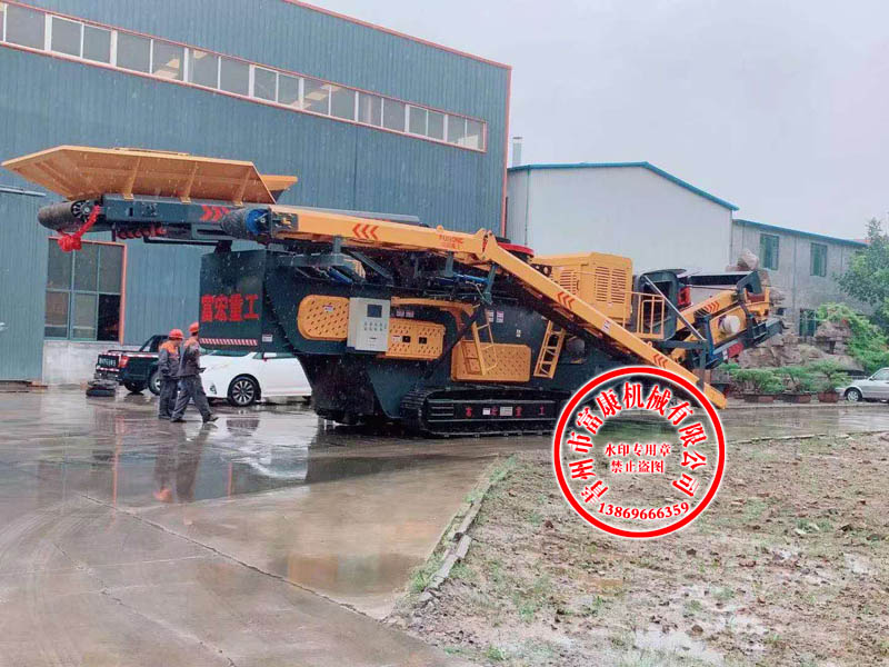 移動碎石機廠家成品率高 有電機動力、柴油動力兩款配置，滿足你的不同需求